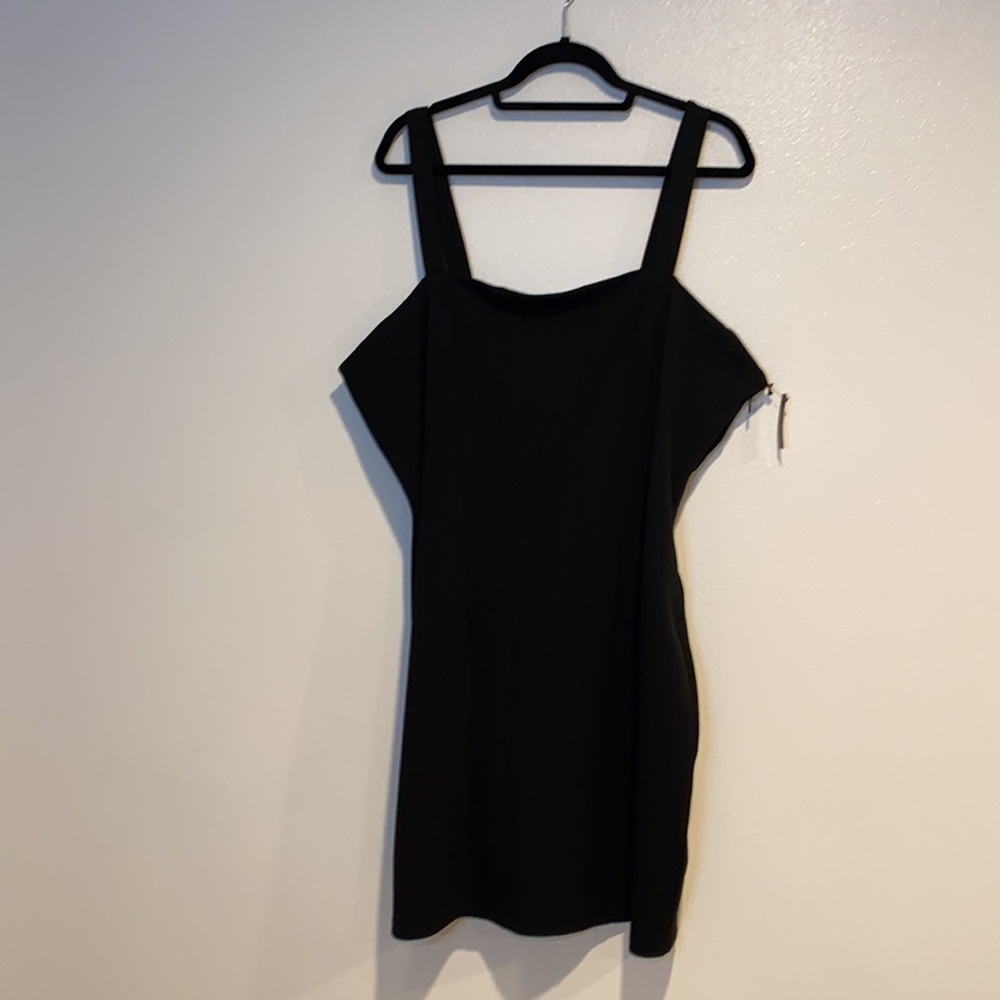 Leith Sleeveless Square Neck Strap Dress Plus Size 3X LBD! - Picture 11 of 16